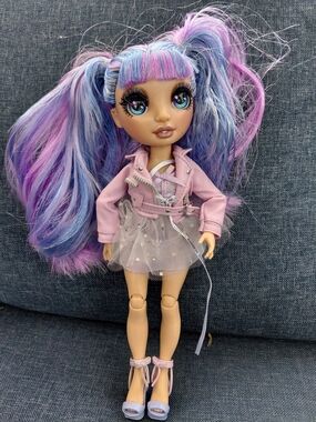 Rainbow High Violet Willow - Purple Fashion Doll Dress & Shoes